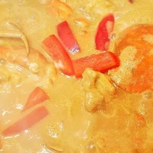 简单的泰式咖喱蟹的做法 步骤7