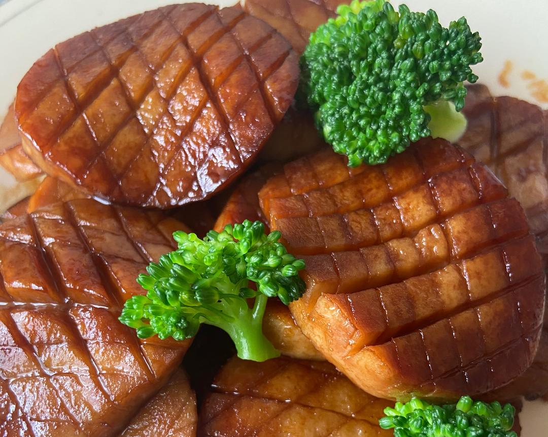 酱汁鲍鱼（其实是杏鲍菇）的做法