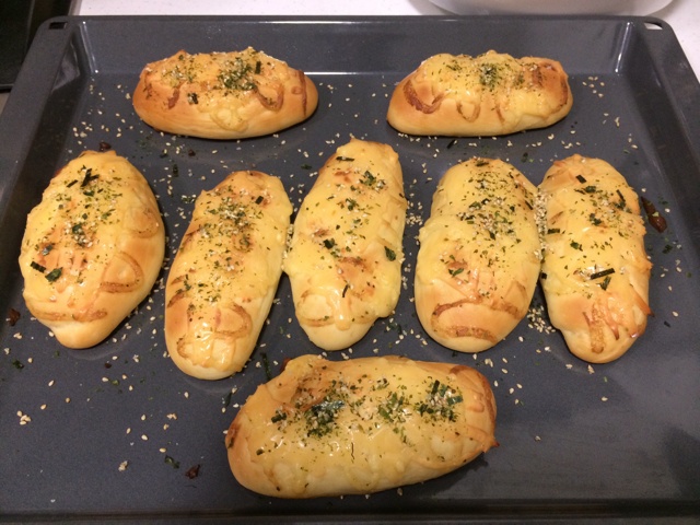 香葱芝士面包条