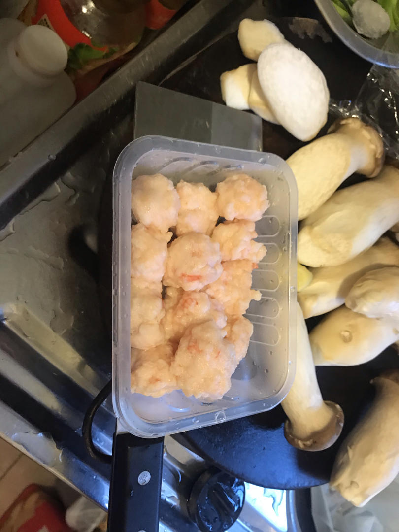 不加粉的Q弹虾滑