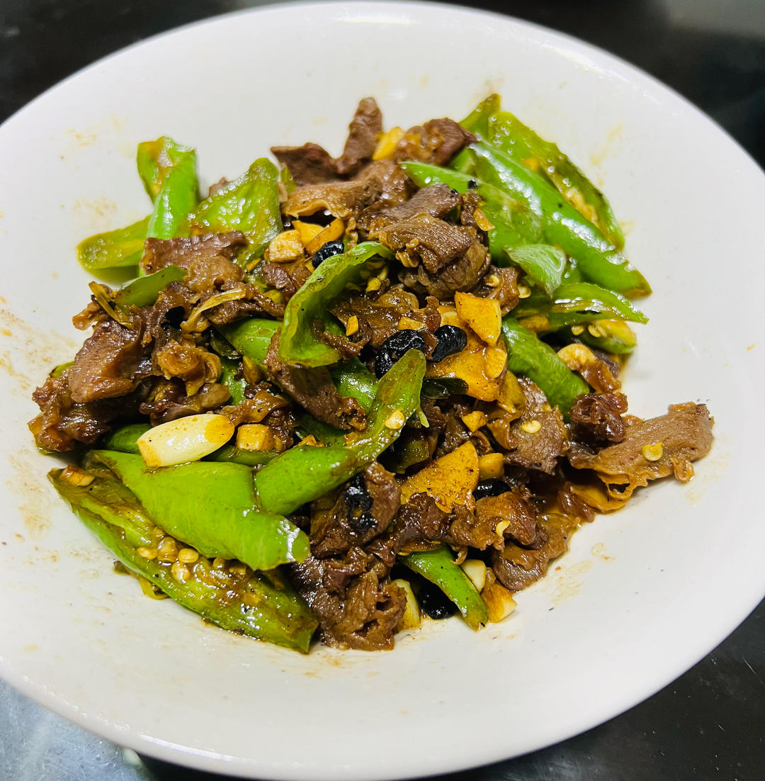 青椒隔子肉