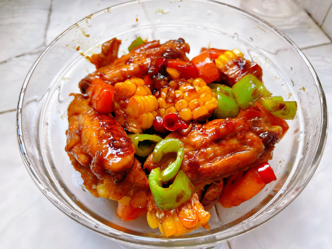 🔥好吃到跳脚!酱 汁浓郁超好吃，🌽玉米鸡翅煲