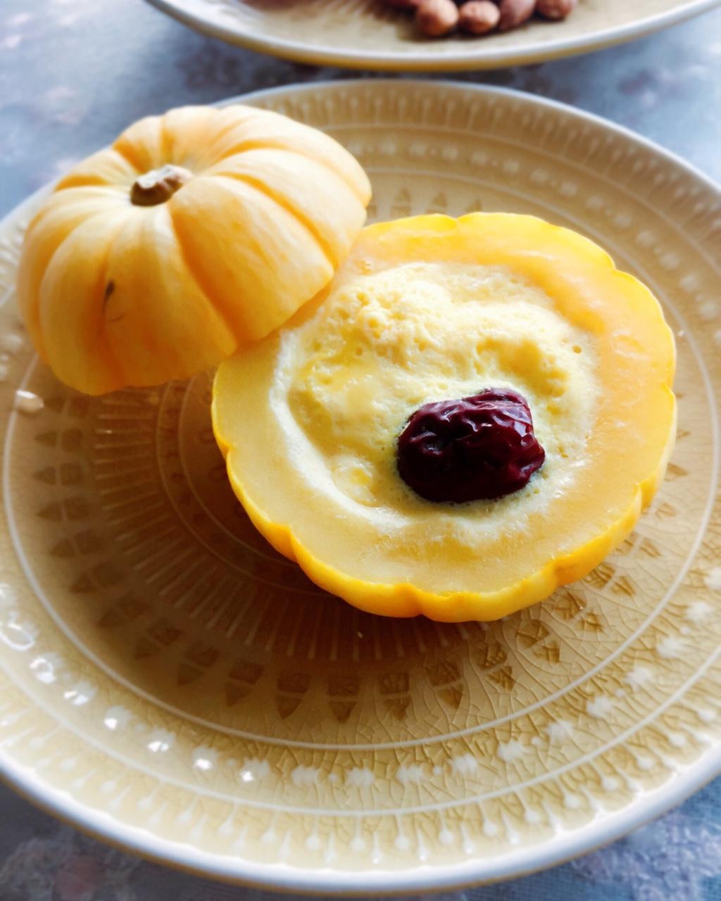 元气小师妹做的南瓜蒸蛋