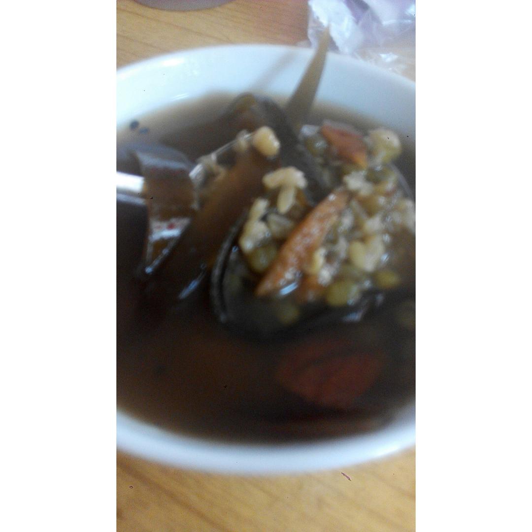 海带陈皮绿豆沙糖水