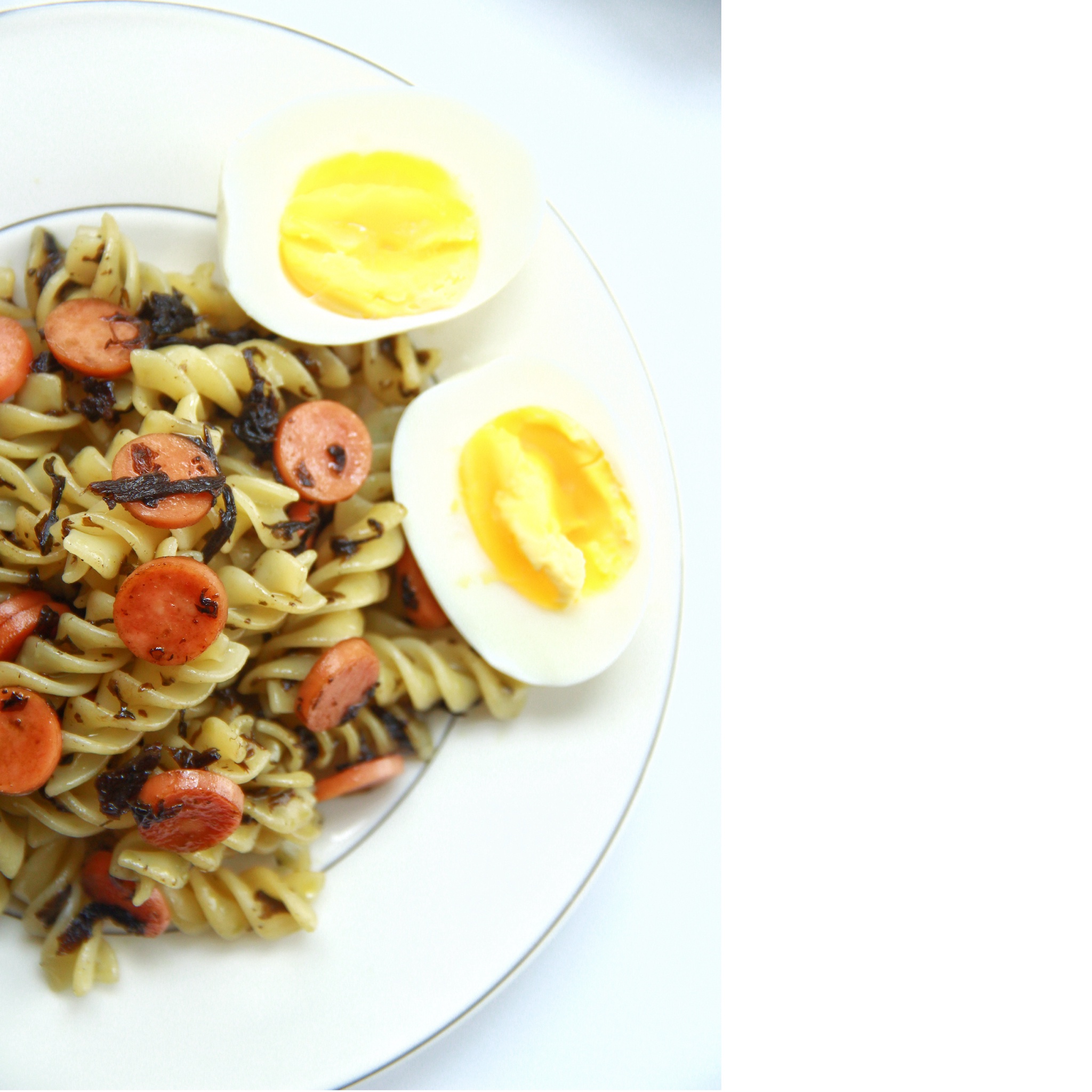 可能是最好吃系列--橄榄菜培根意面