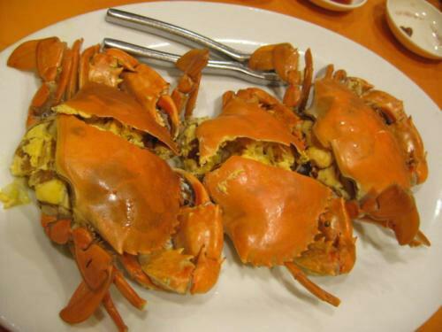 罗勒黄油烤蟹