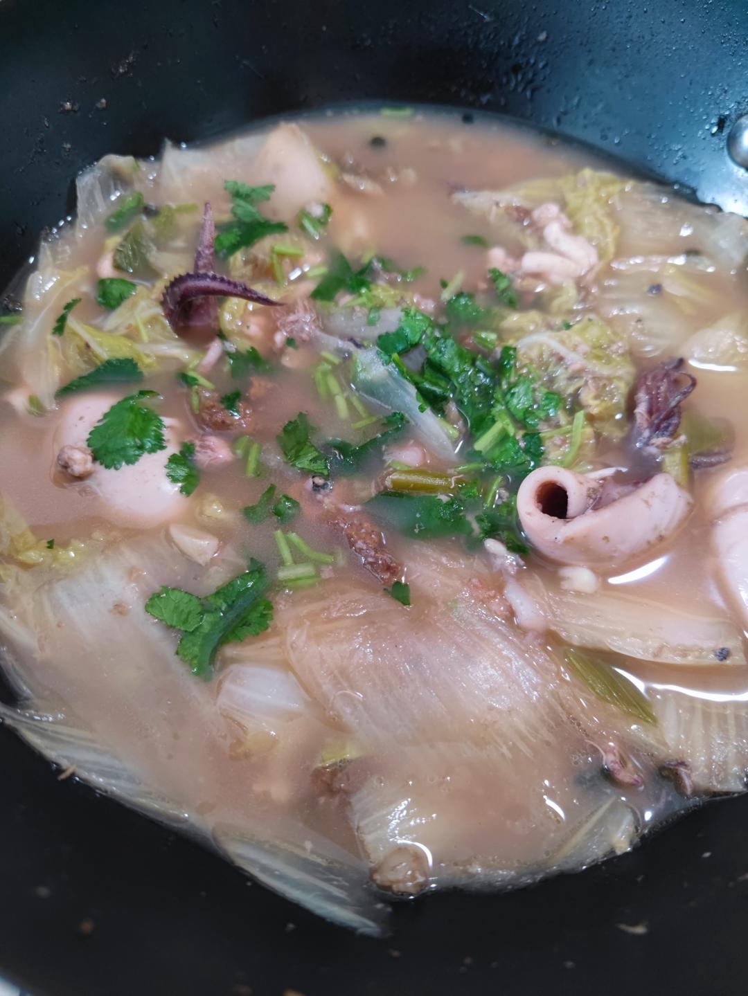 白菜炖海兔—鲜美无敌