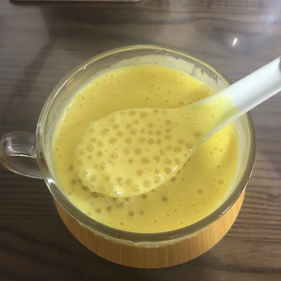 港式甜品——杨枝甘露(芒果西米露)附芒果花切法