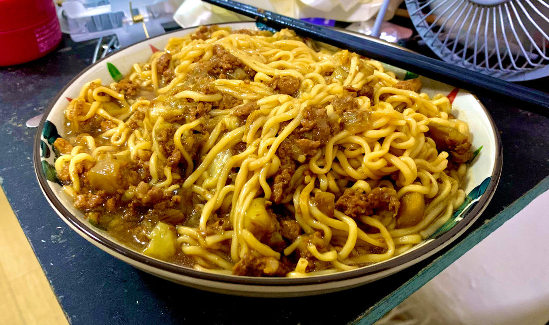 茄子焖面