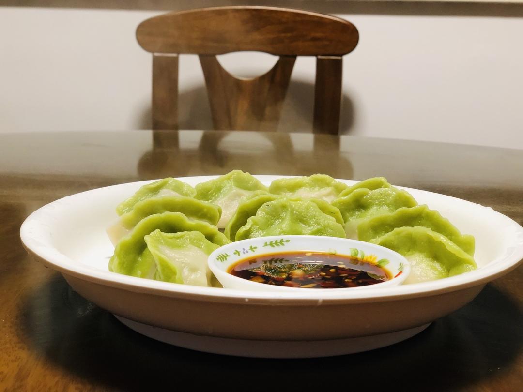 翡翠白菜饺