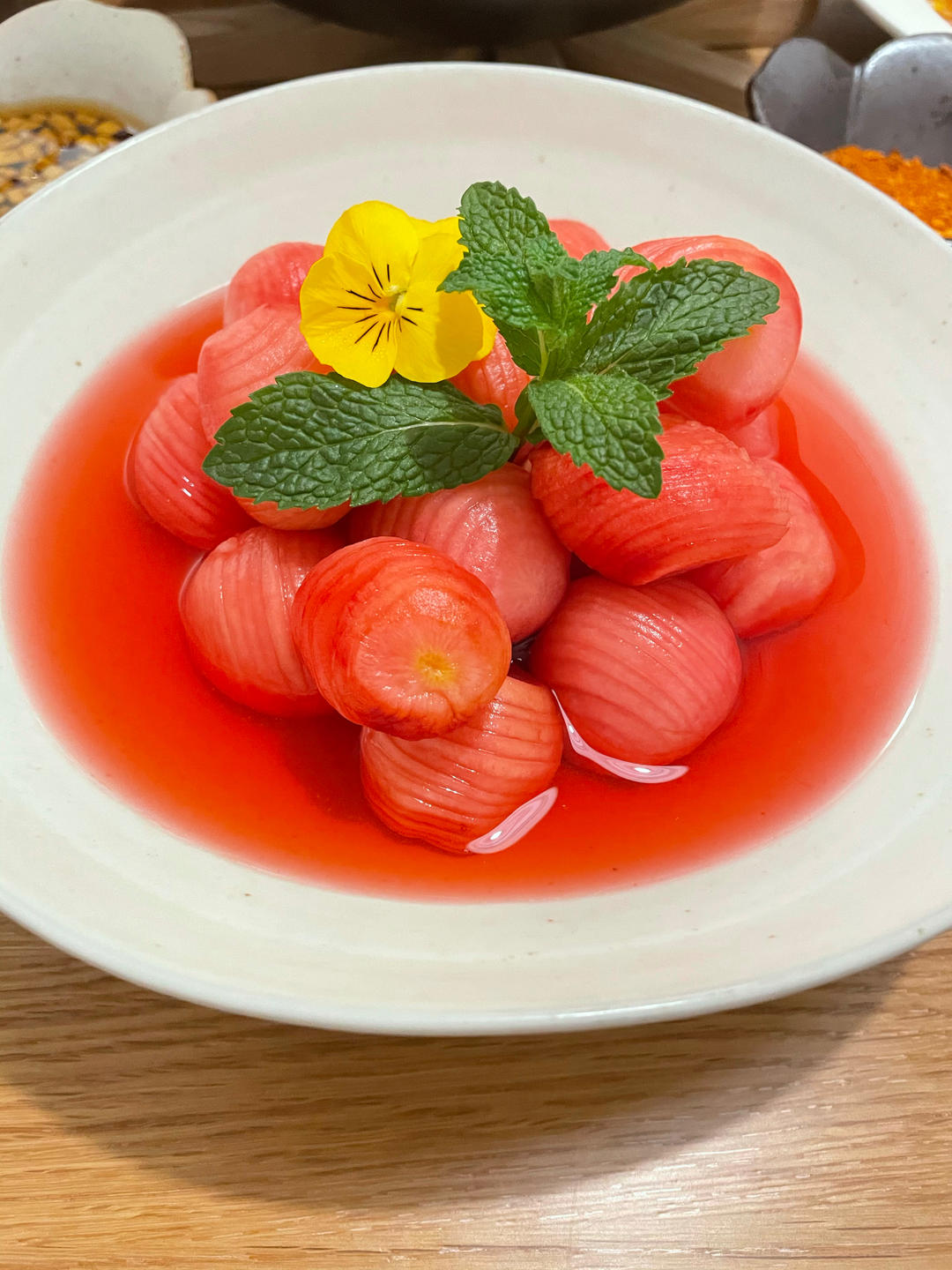 年夜饭头道菜～鸿运当头（樱桃小萝卜）