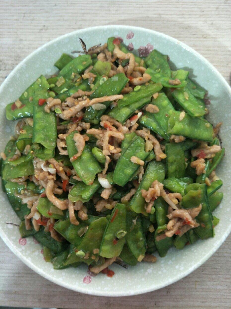 荷兰豆炒肉