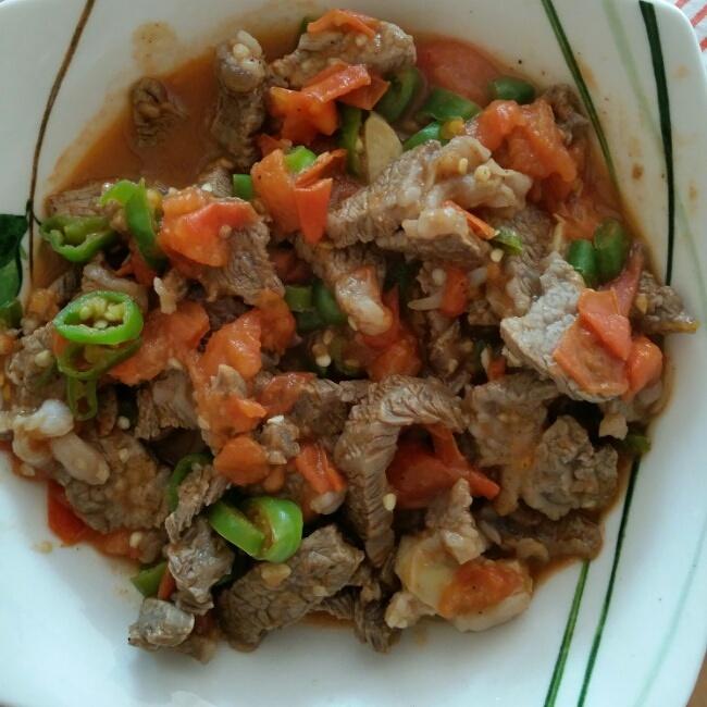 西红柿牛肉