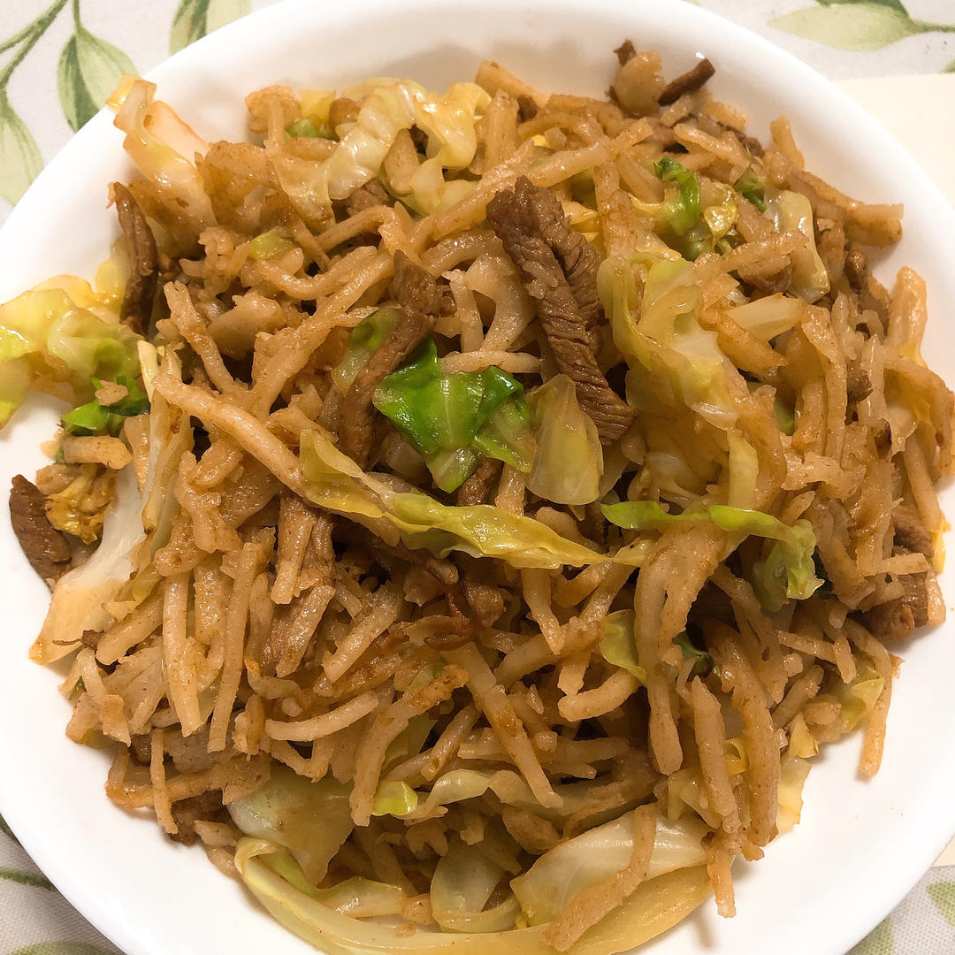 老北京素炒饼(肉炒饼)