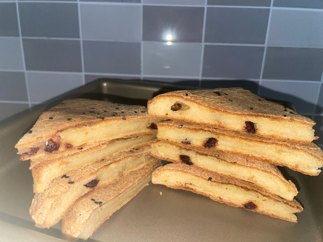 外酥里糯的蔓越莓烤年糕