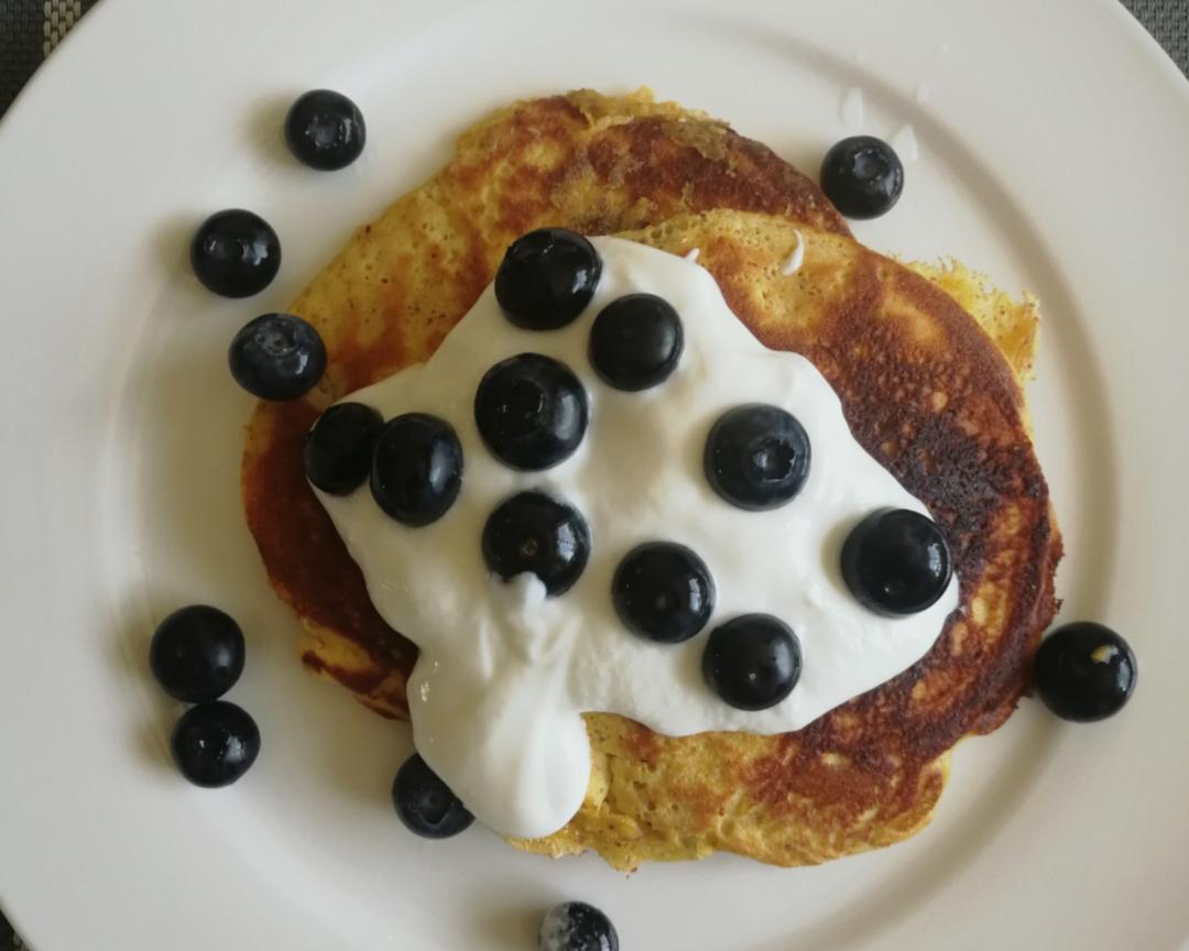 低碳水南瓜松饼pancake的做法