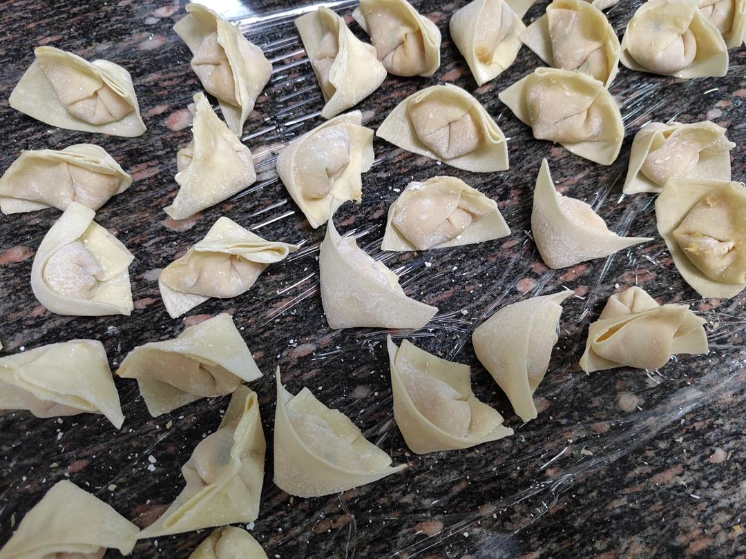 肉不柴的馄饨馅