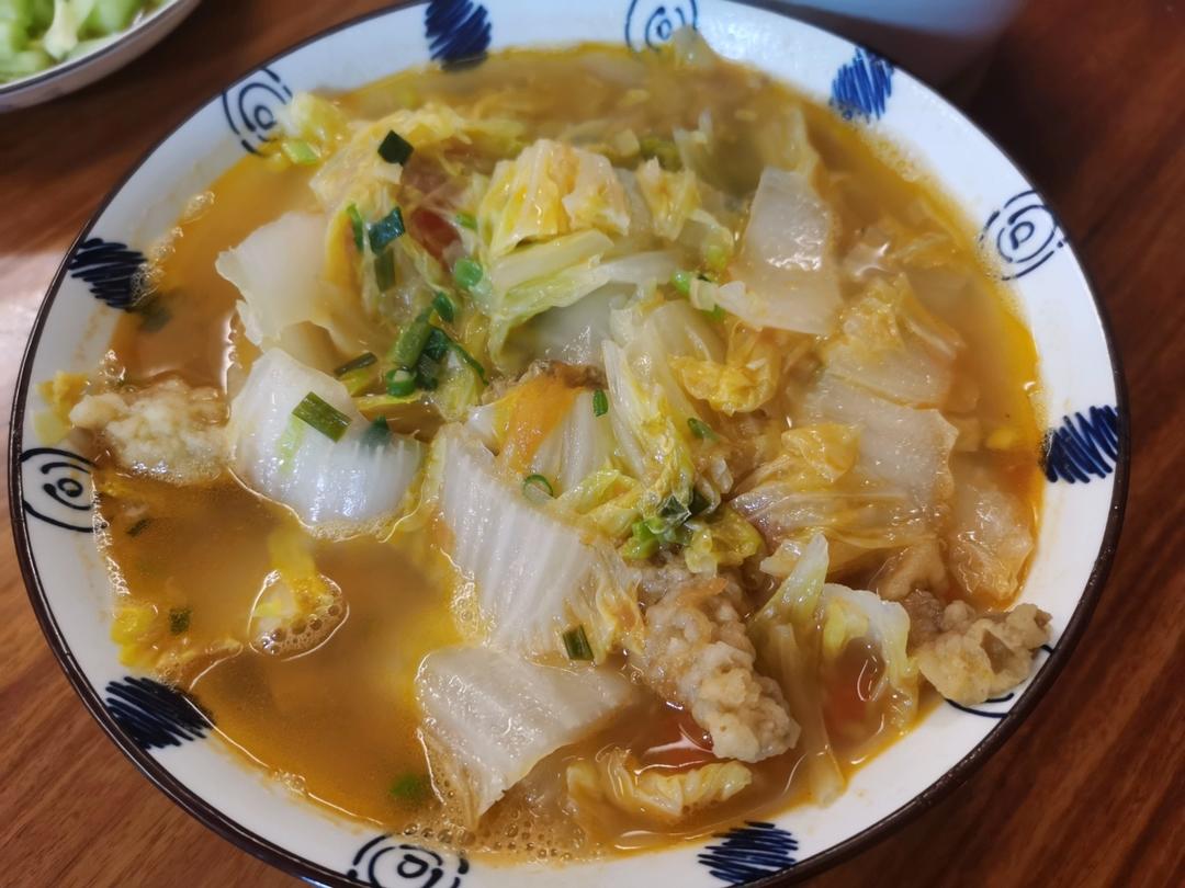 白菜炖小酥肉
