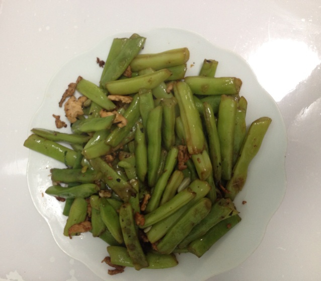 四季豆炒肉丝