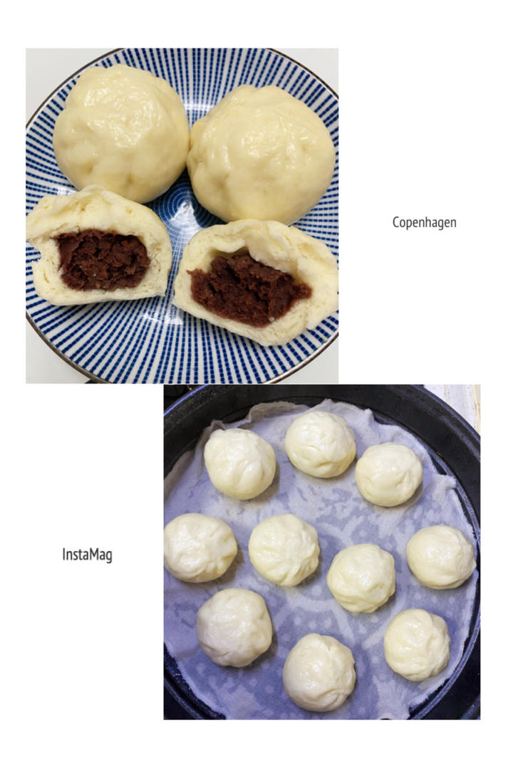 暄软可口的豆沙包