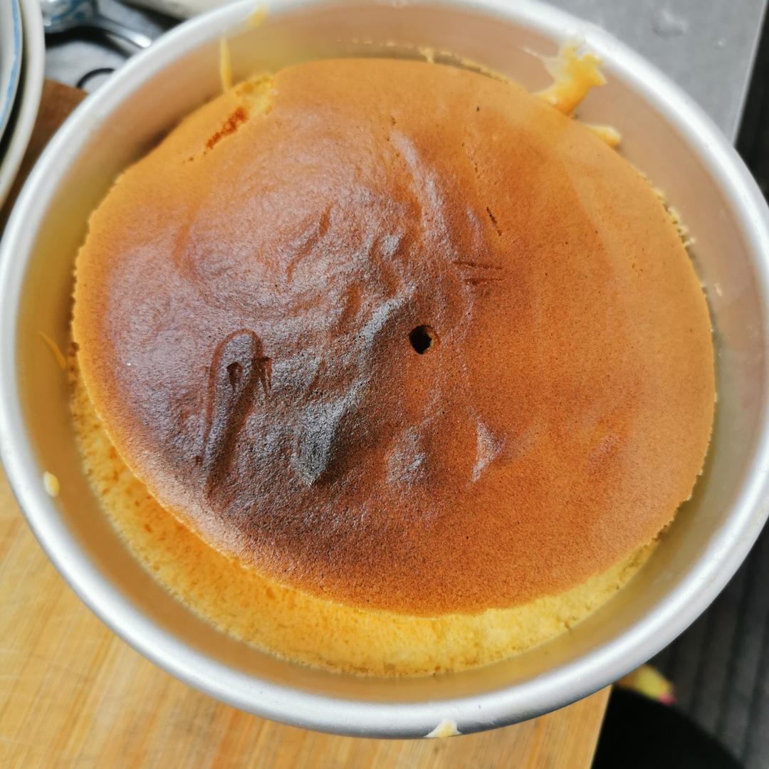超柔软6寸戚风蛋糕(附8寸配方)零失败 超详细‼️含操作视频