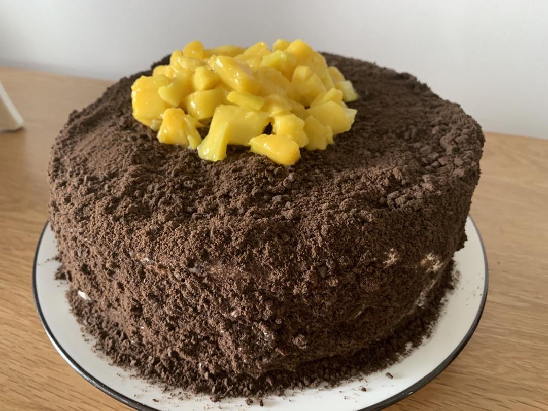 奥利奥水果奶油蛋糕