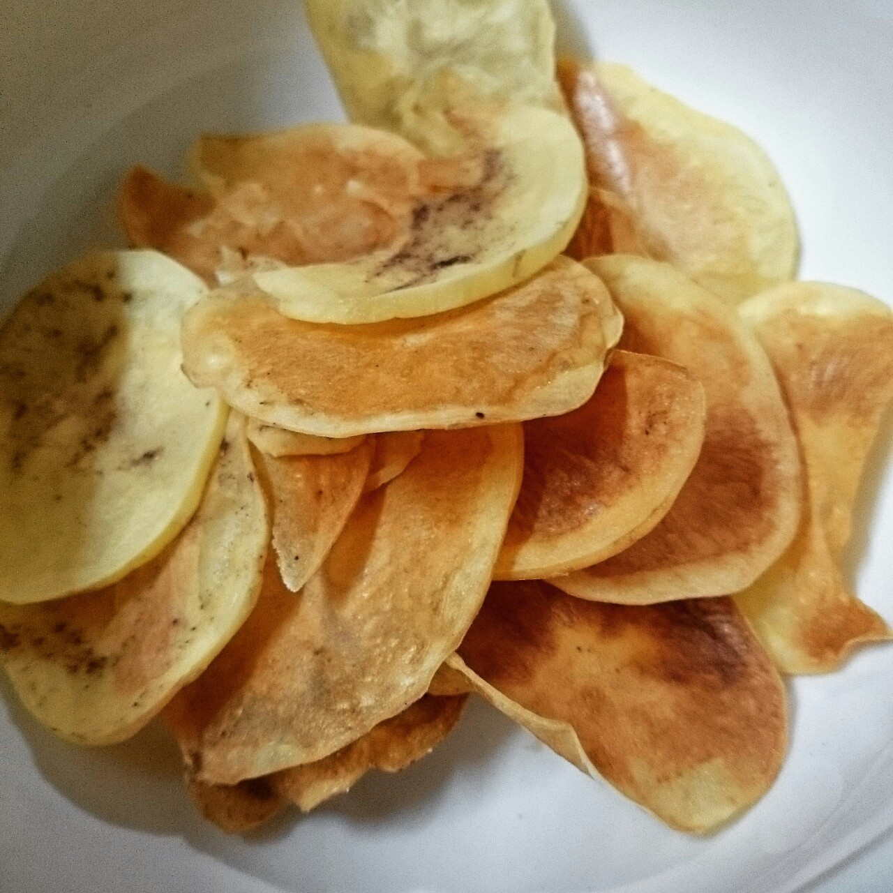 无油烤薯片