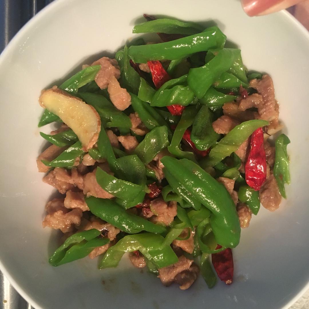 青椒肉丝--下饭快手菜