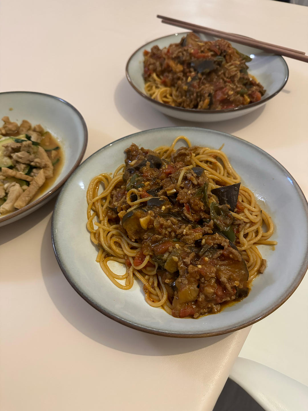 美味一锅出！茄子焖面！