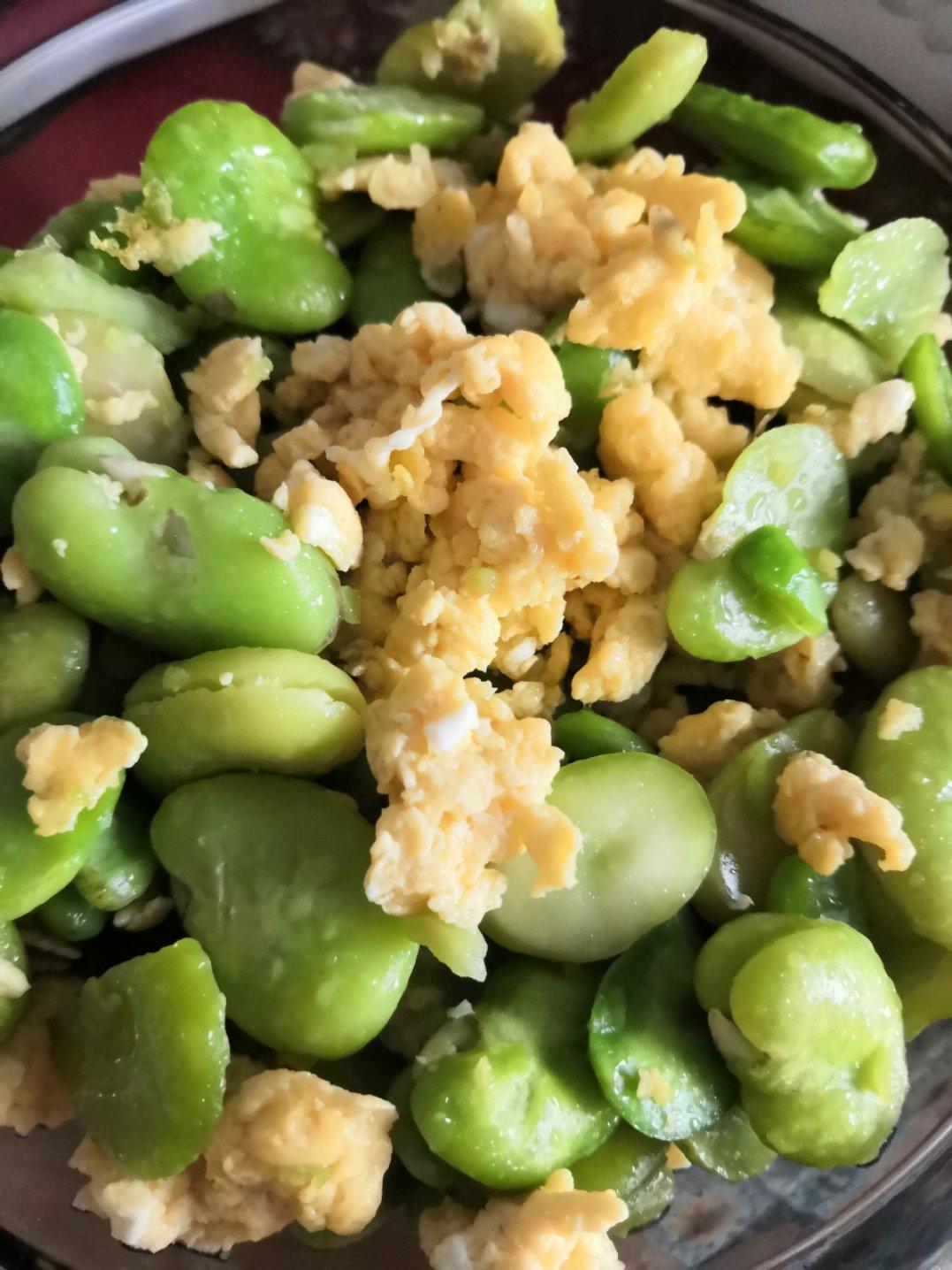 蚕豆炒蛋