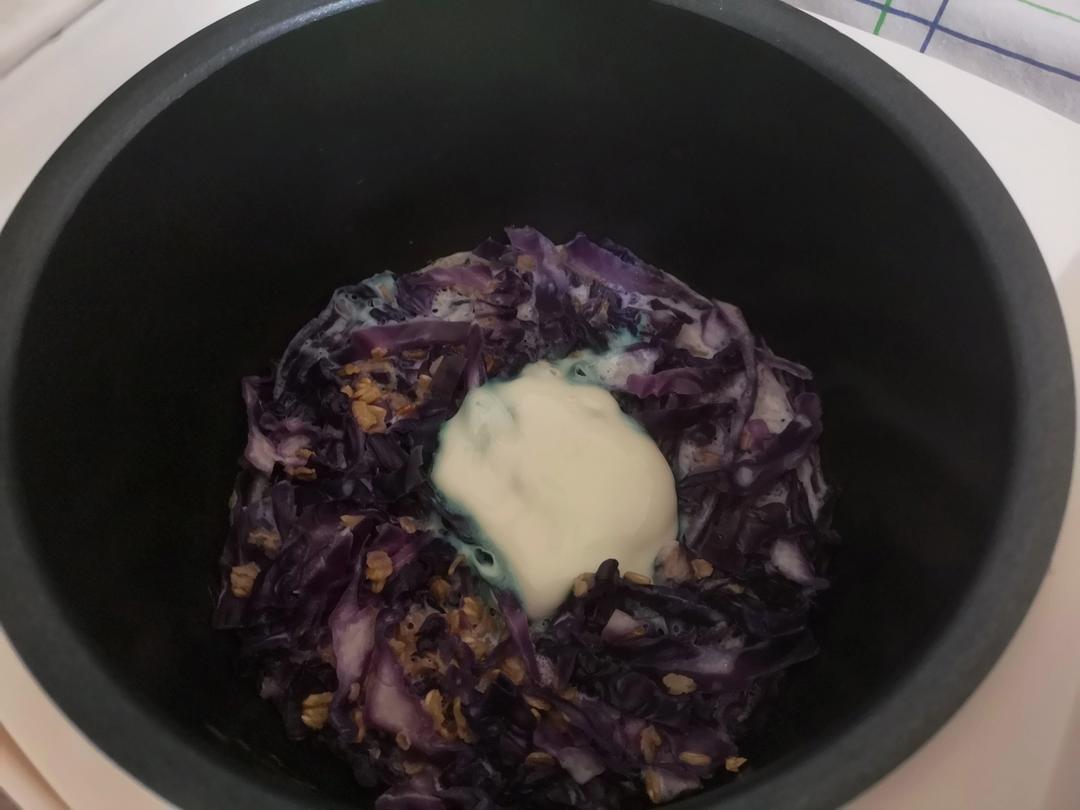 快手电饭煲减脂杂粮鸡蛋蔬菜饼