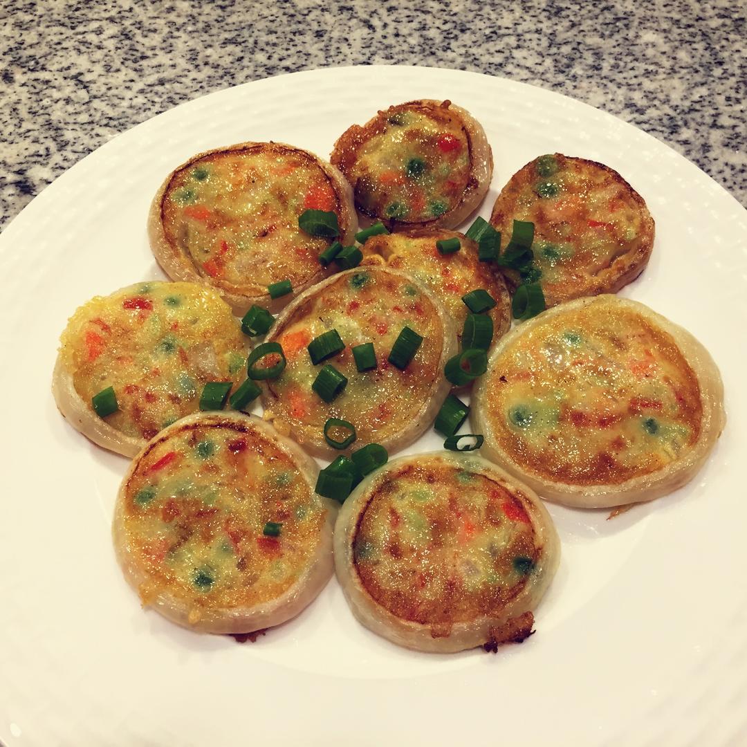 洋葱圈蛋饼