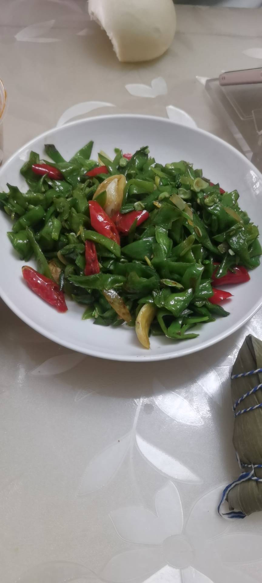 青椒炒豆角