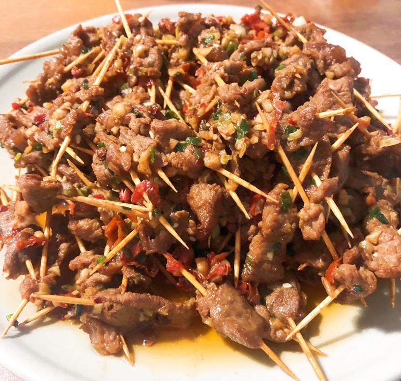 牙签牛肉 道地湖南味