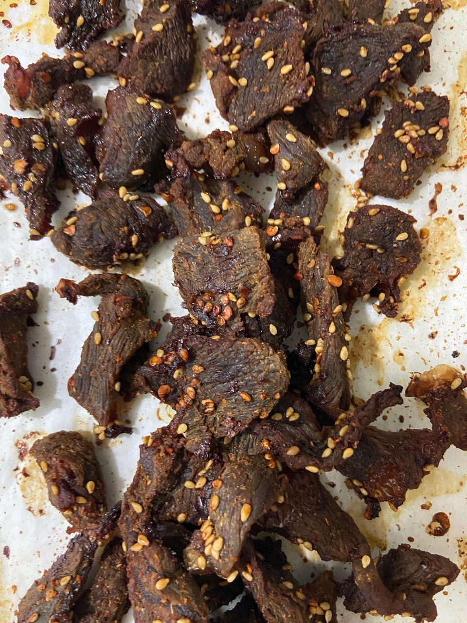 香辣手撕牛肉干