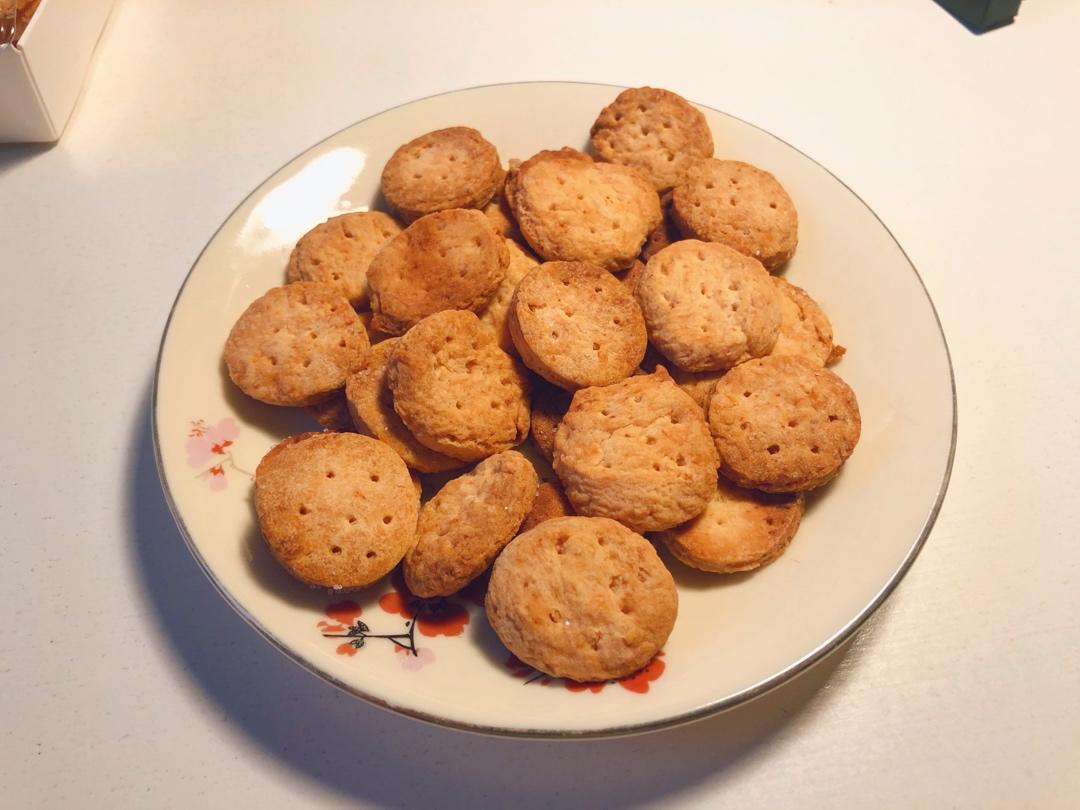 自制网红饼干-日式海盐小饼干（日式小圆饼干）