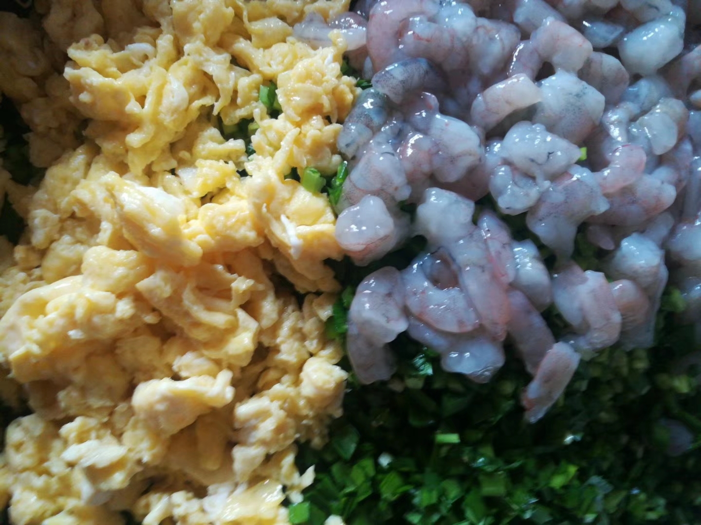 韭菜鸡蛋虾仁的饺子的做法 步骤1