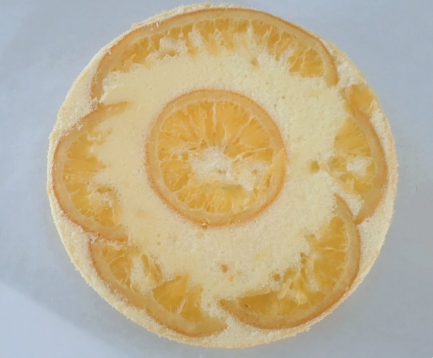 橙子翻转戚风蛋糕