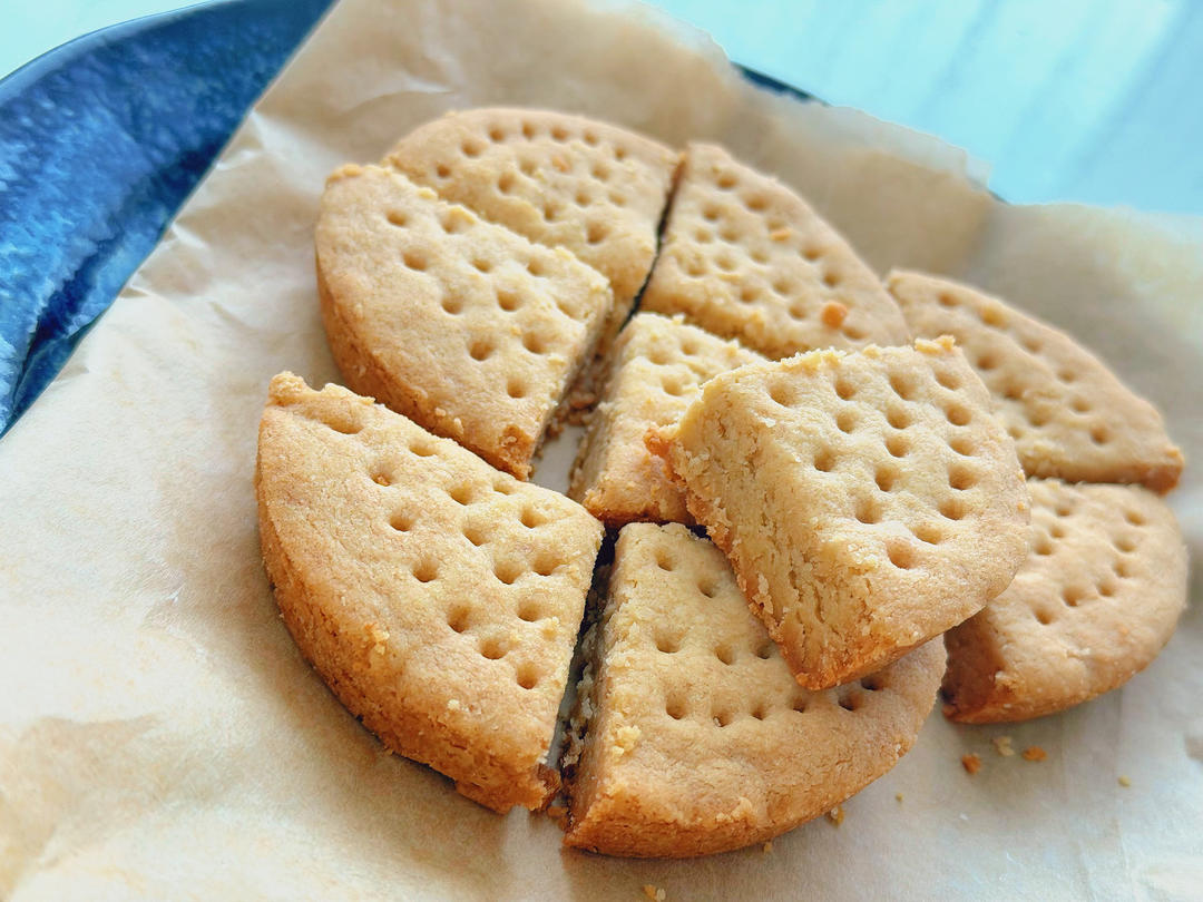Scottish Shortbread 苏格兰黄油酥饼干 最传统的做法 超简单 无需打发