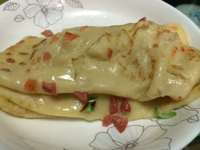 韭菜鸡蛋煎饼