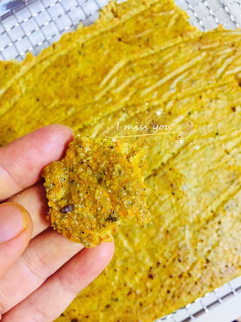 胡萝卜坚果薄饼丨健康·零食<好好吃饭1>