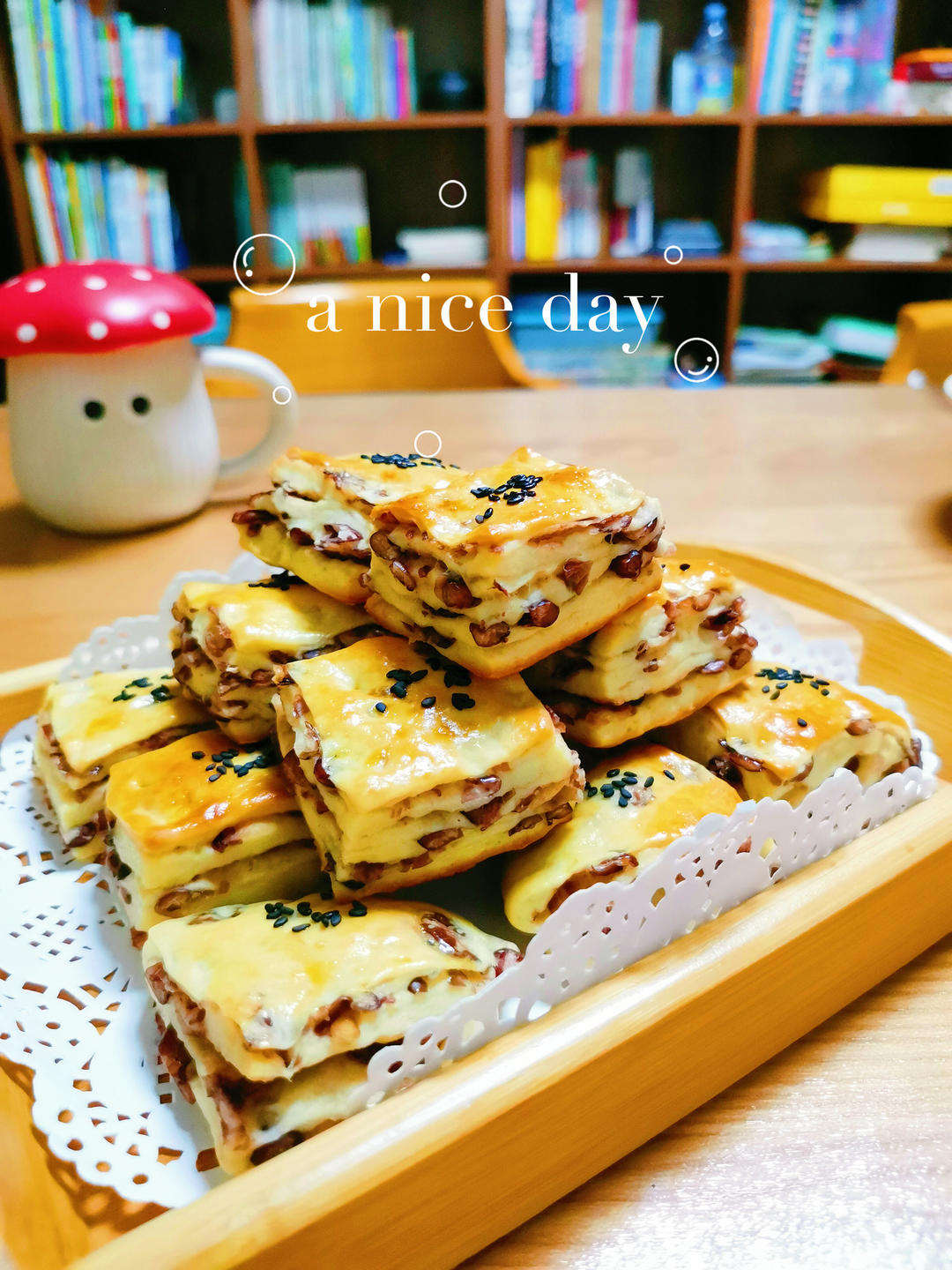 丹麦红豆面包块（消耗蜜红豆）