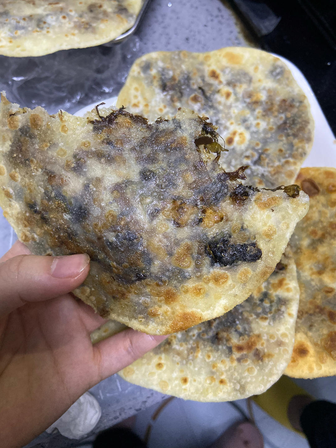 【梅干菜扣肉饼】的烟火气谁懂🥹