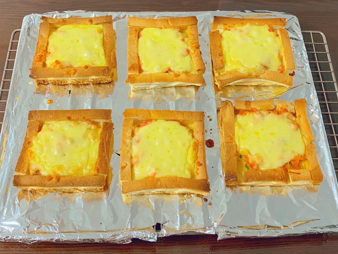 烤箱快手早餐之香葱黄油烤吐司