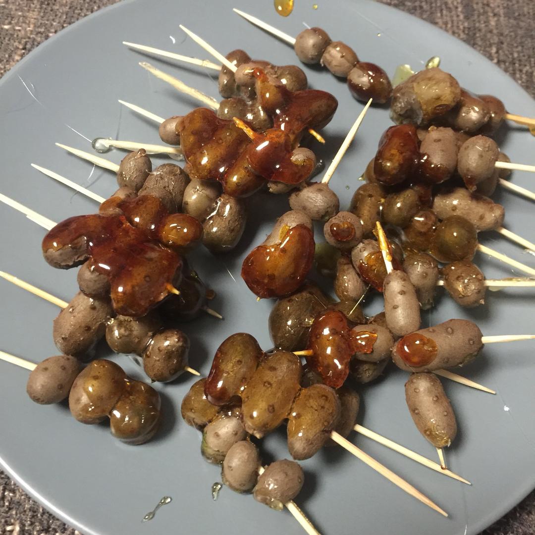 山药豆糖葫芦-小时候的味道