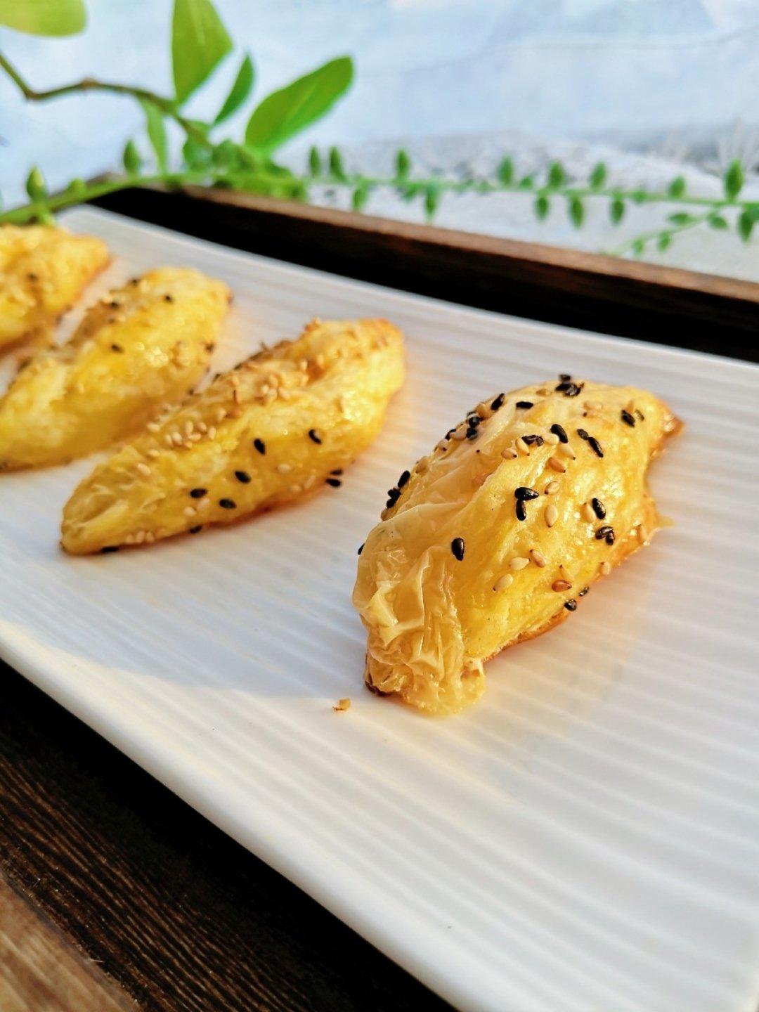 #麦子厨房#美食锅之豆沙蛋挞派