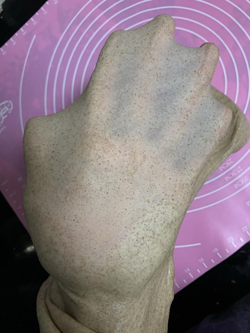 超轻松快速揉面法（后酵母静置法）