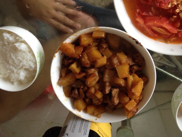 土豆烧肉