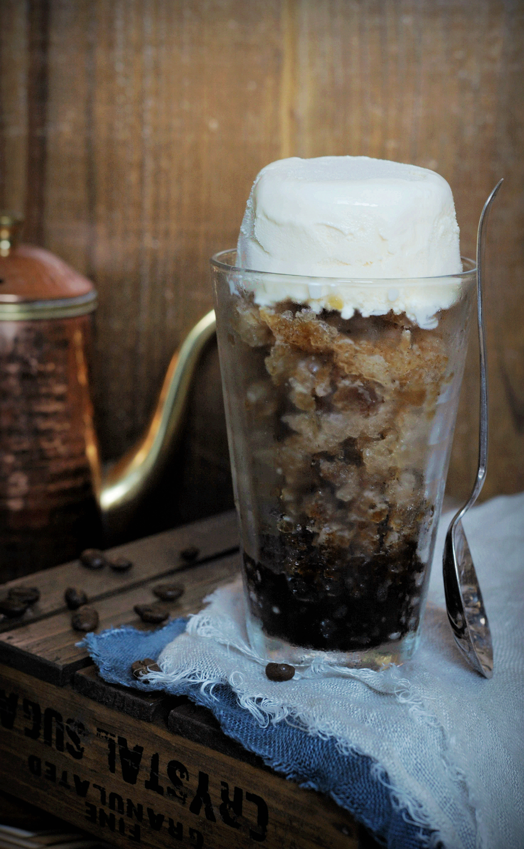 当冰淇淋遇见咖啡冰沙