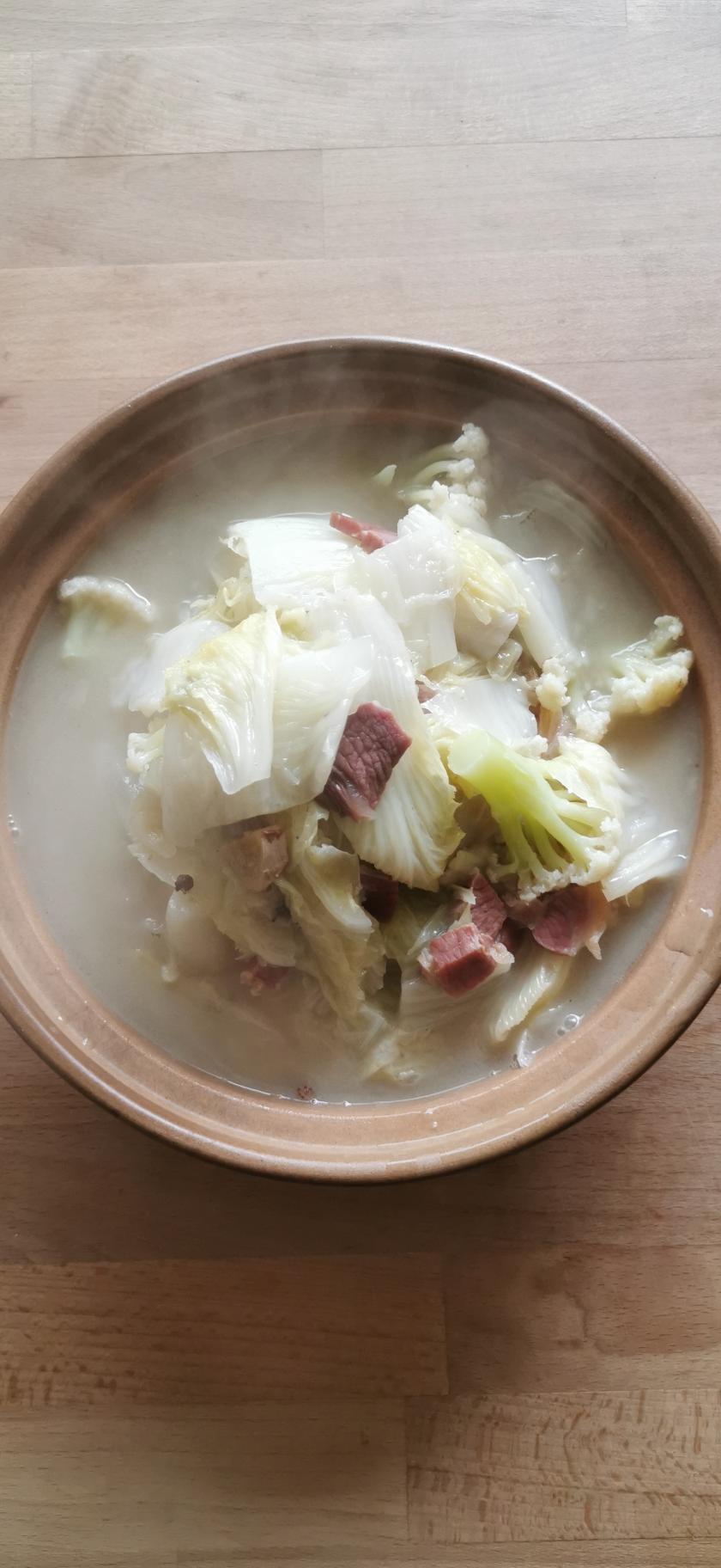 火腿高汤白菜的做法